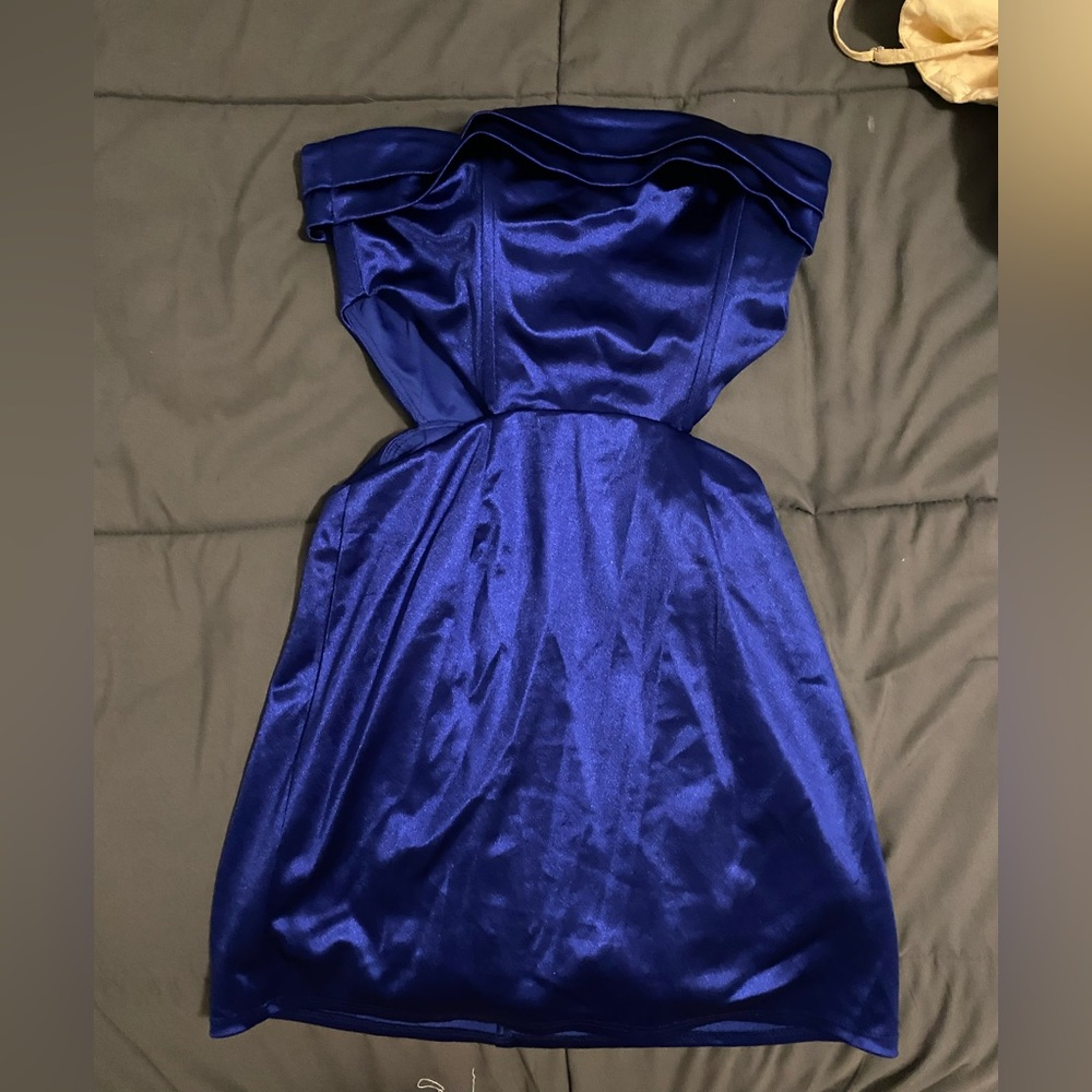 BLUE HOMECOMING DRESS!!